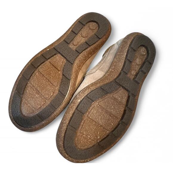 Sundance BORN Nava Loafers Suede Brown Comfort Embroidered Aztec Women Sz 7 Boho - Picture 4 of 4